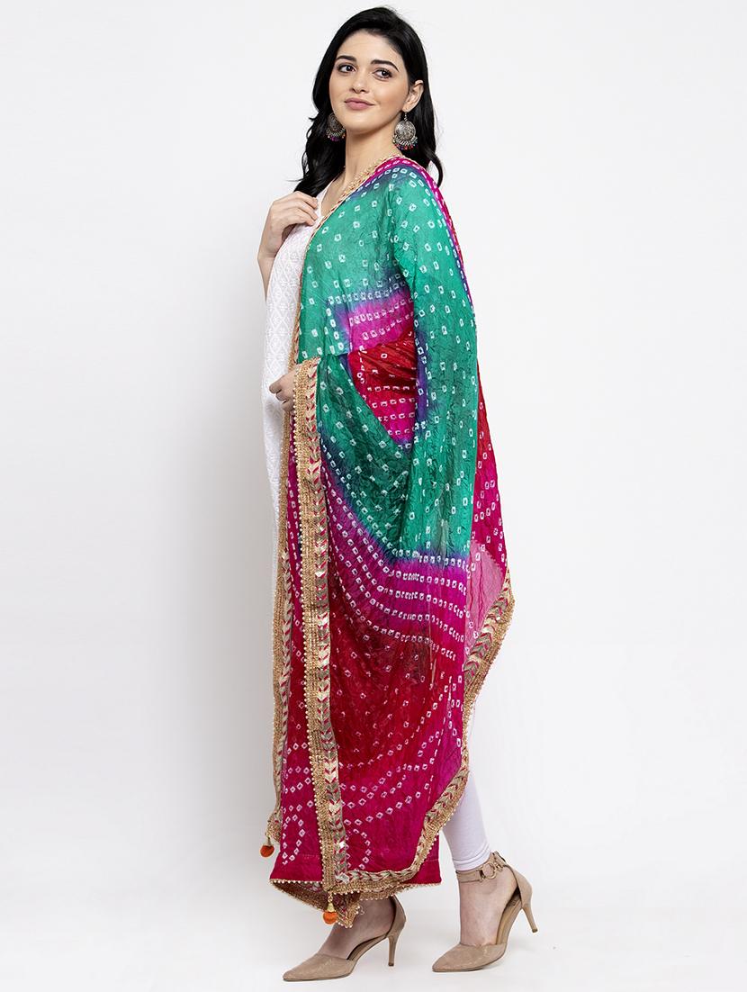 tie & dye bandhani dupatta - 16968203 - Standard Image - 1