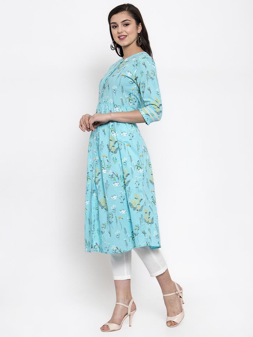 floral kurta pant set - 16969471 - Standard Image - 1