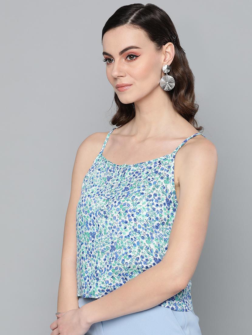 cami neck ditsy floral top  - 16973079 -  Standard Image - 1