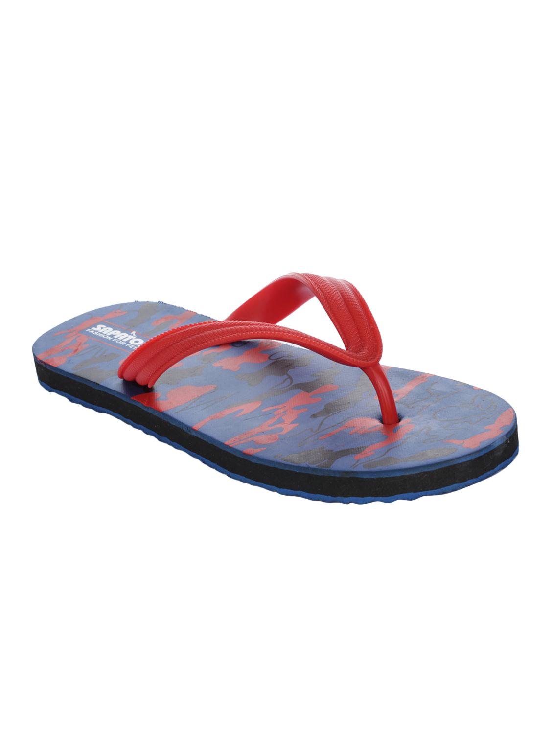 red rubber toe separator slippers - 16973778 - Standard Image - 1