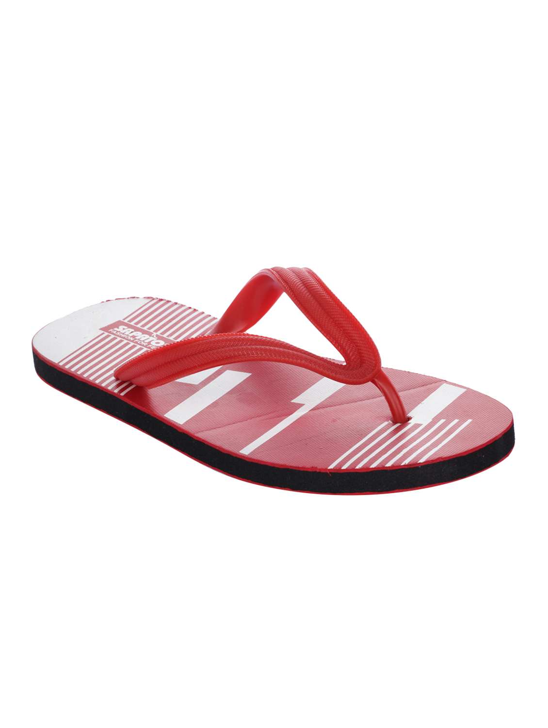 red rubber toe separator slippers - 16973780 -  Standard Image - 1