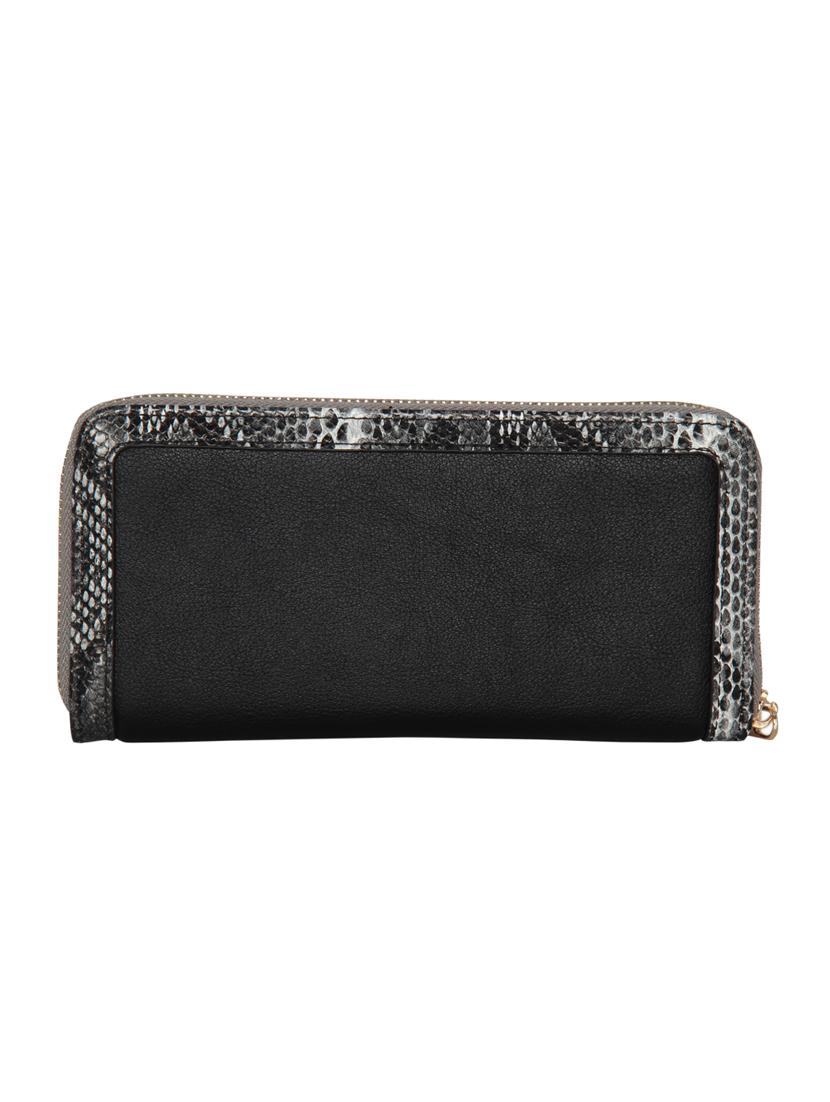 black leatherette wallet - 16973929 - Standard Image - 1