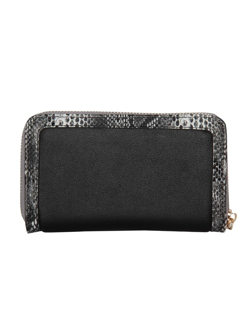 black leatherette wallet - 16973939 -  Standard Image - 1