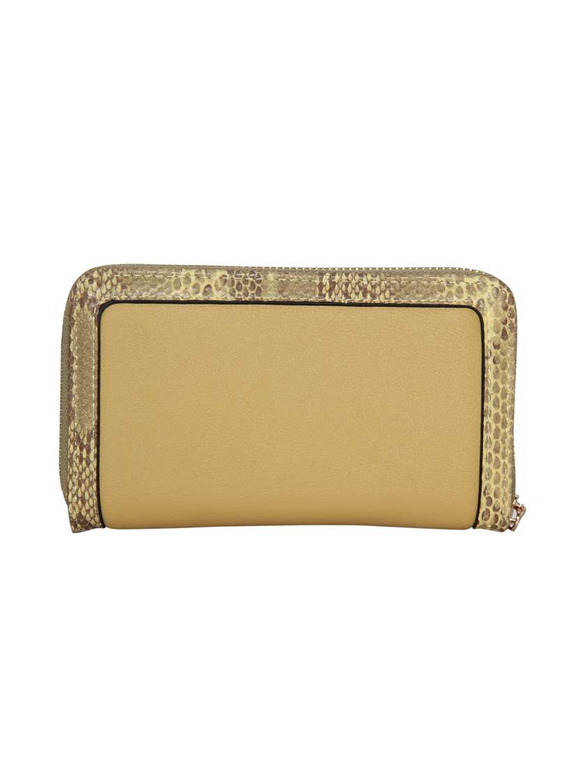 yellow leatherette wallet - 16973942 -  Standard Image - 1