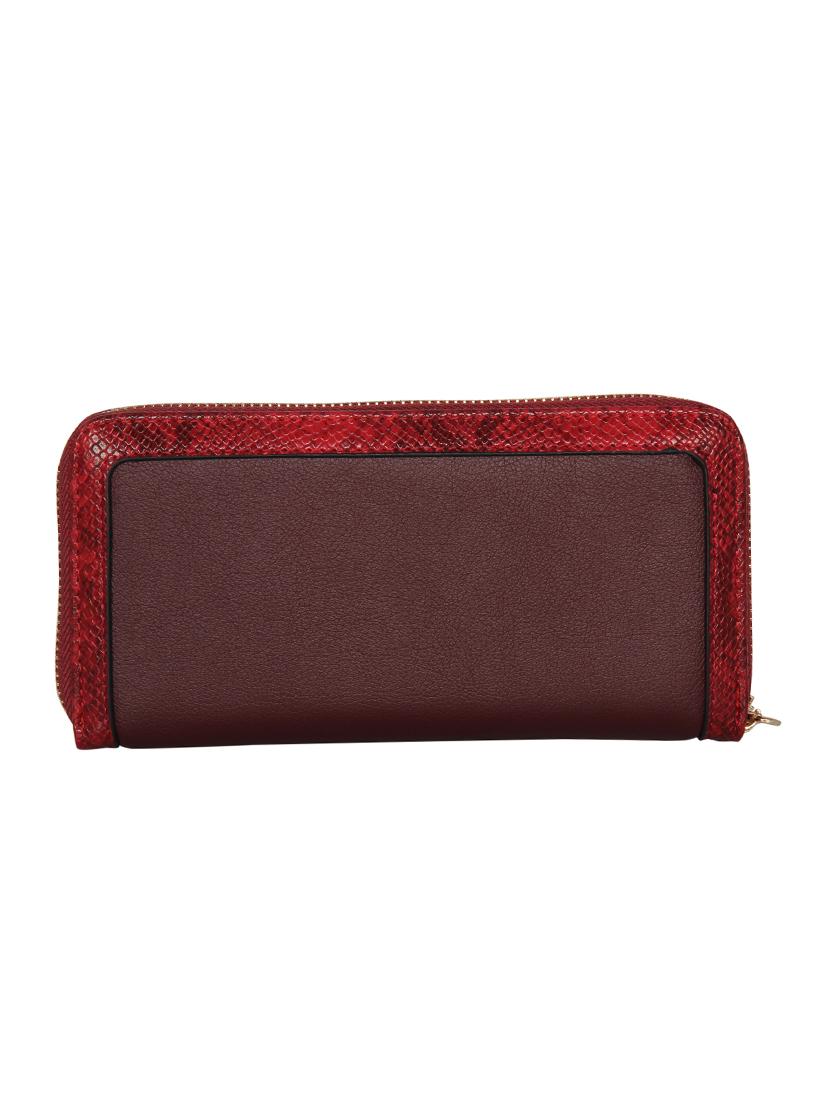 red leatherette wallet - 16973960 - Standard Image - 1
