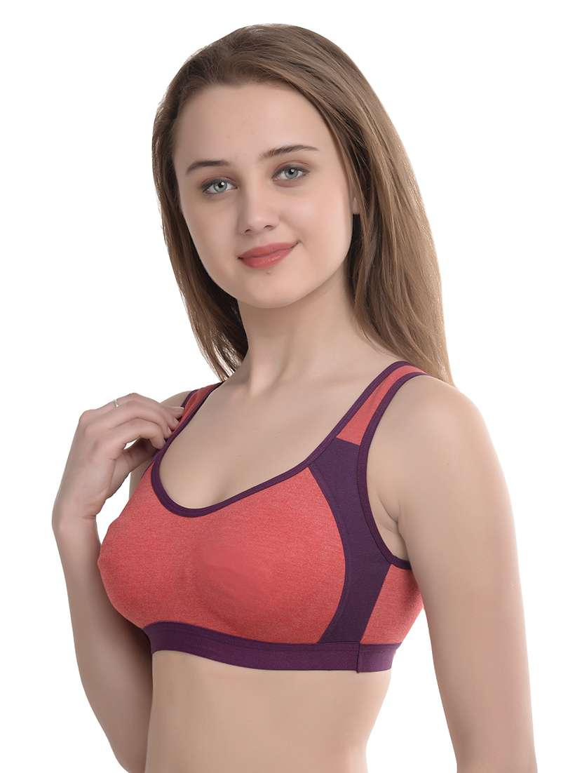 color block sports bra - 16974706 -  Standard Image - 1