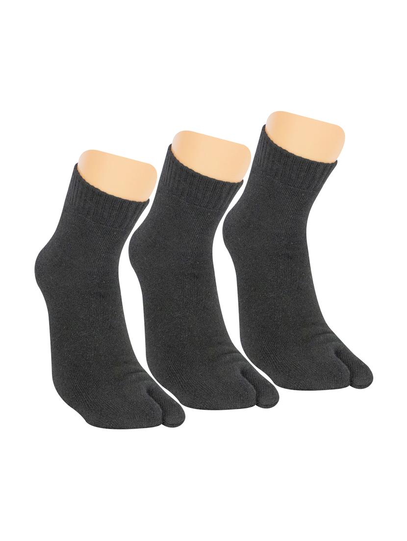 black cotton ankle length sock - 16975809 -  Standard Image - 1