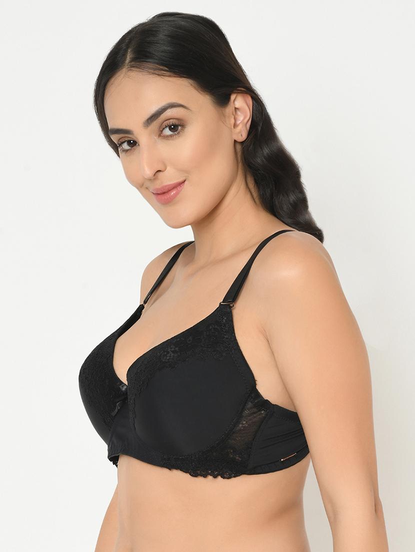 bow patch plunge bra - 16976196 - Standard Image - 1