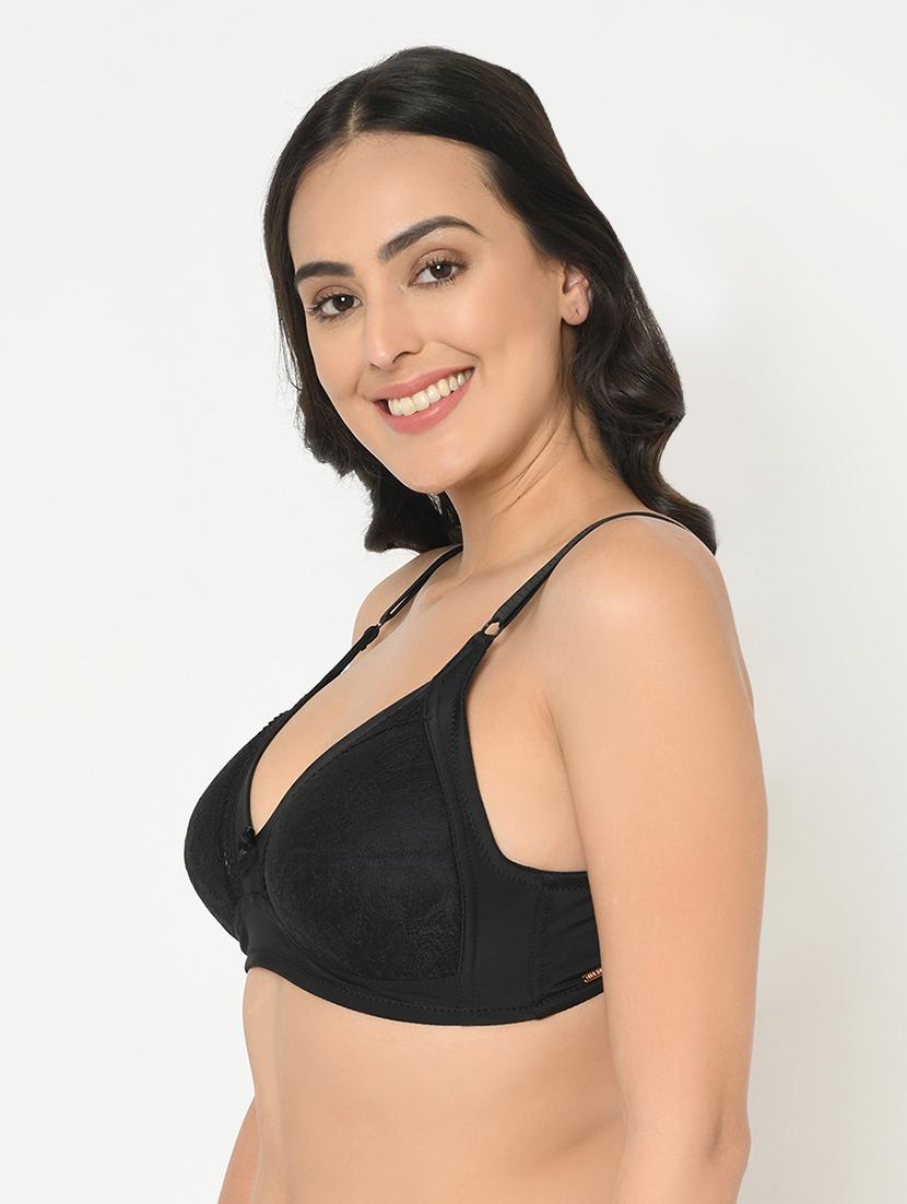 bow patch laced regular bra  - 16976207 -  Standard Image - 1