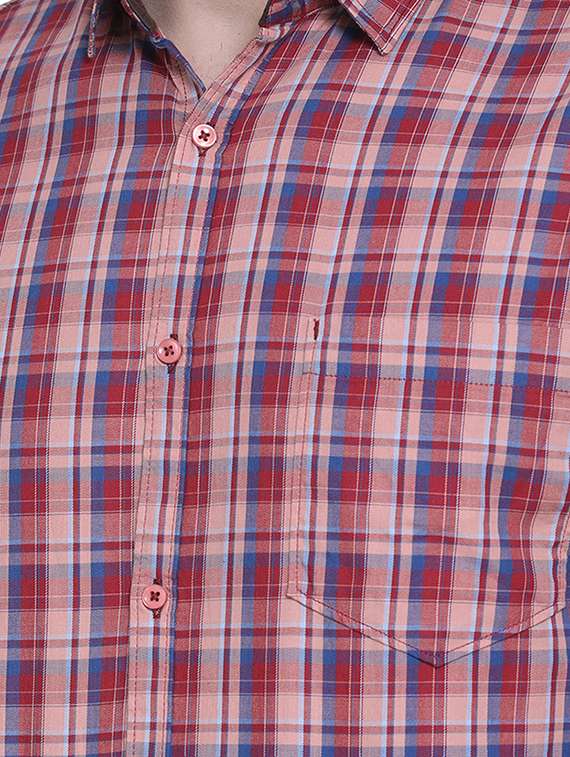 mens checks casual shirt - 16979328 - Standard Image - 4