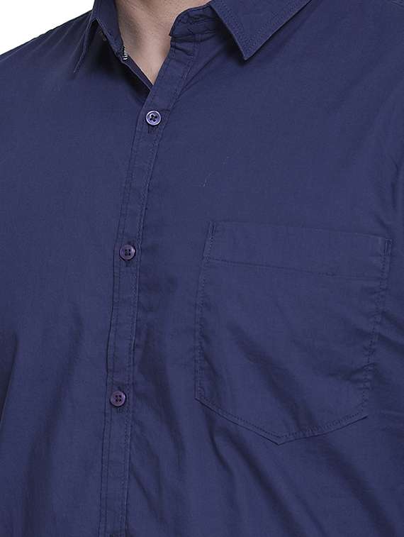 mens solid casual shirt - 16979339 -  Standard Image - 4