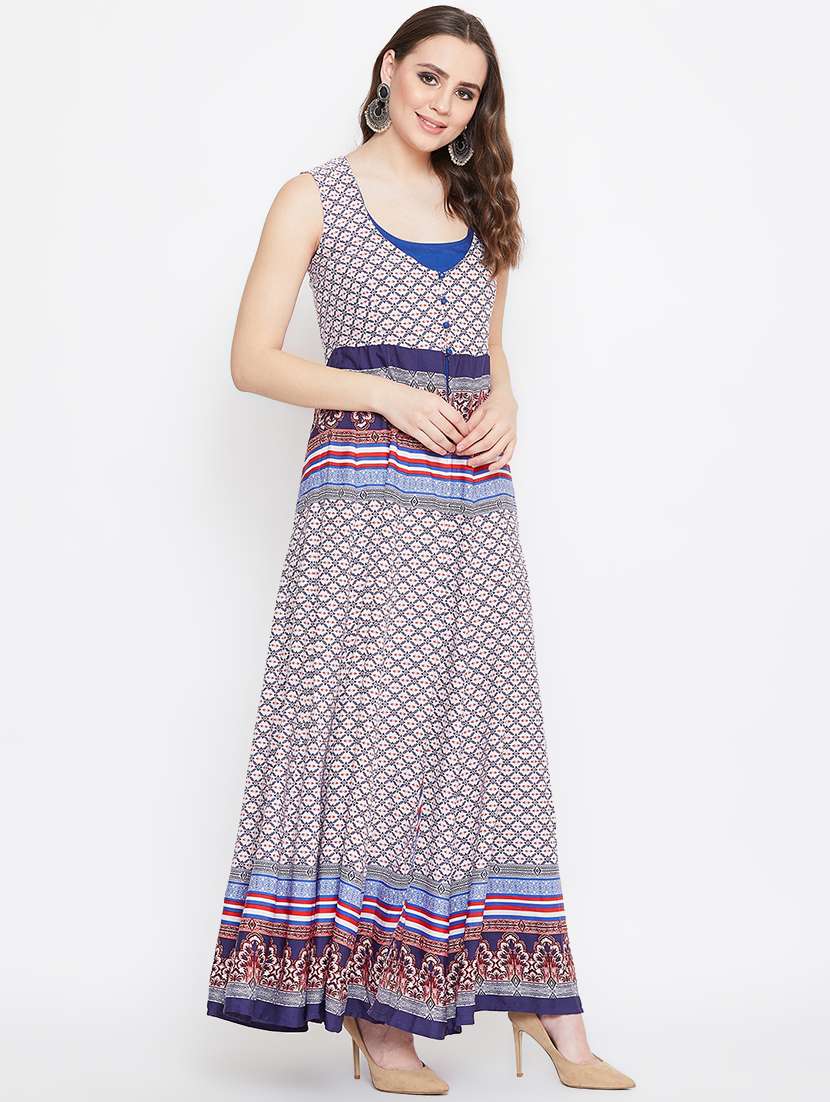 printed layered kurta - 16979567 -  Standard Image - 1