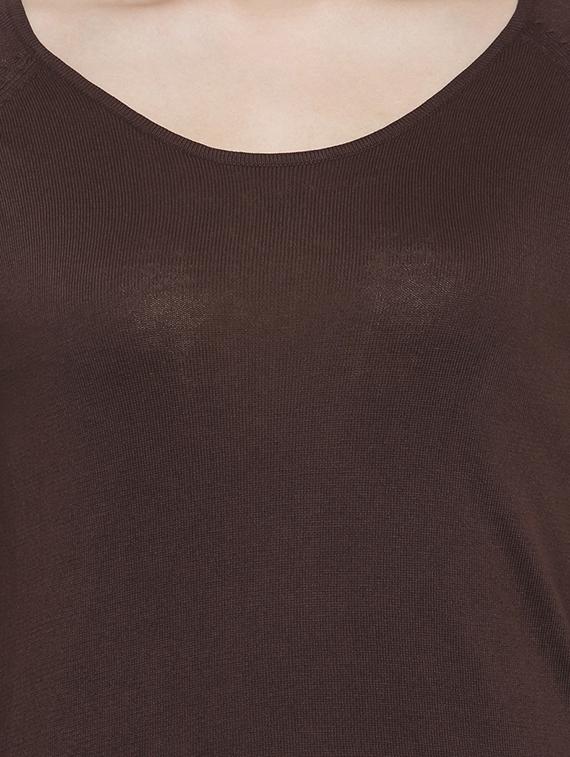 round neck knitted top - 16979833 - Standard Image - 4