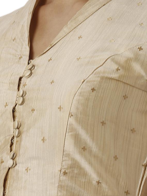polyester solid blouse - 16979851 - Standard Image - 4