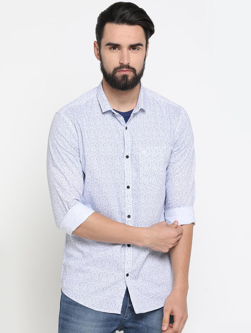 mens printed casual shirt