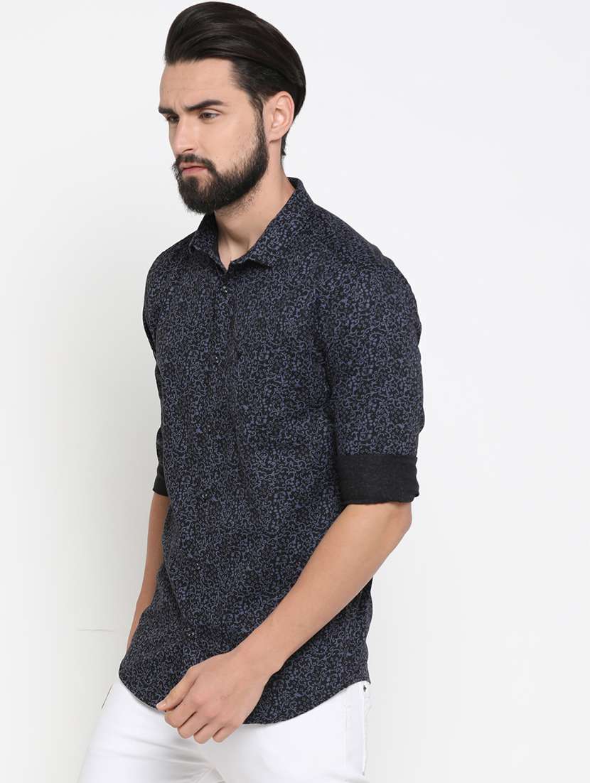mens printed casual shirt - 16980203 -  Standard Image - 1