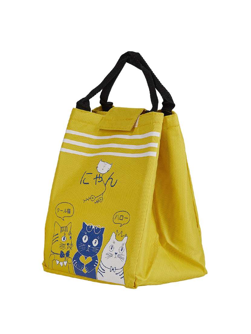 yellow polyester regular shopping bag - 16980387 -  Standard Image - 1