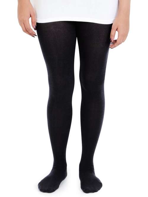 black nylon blend stockings