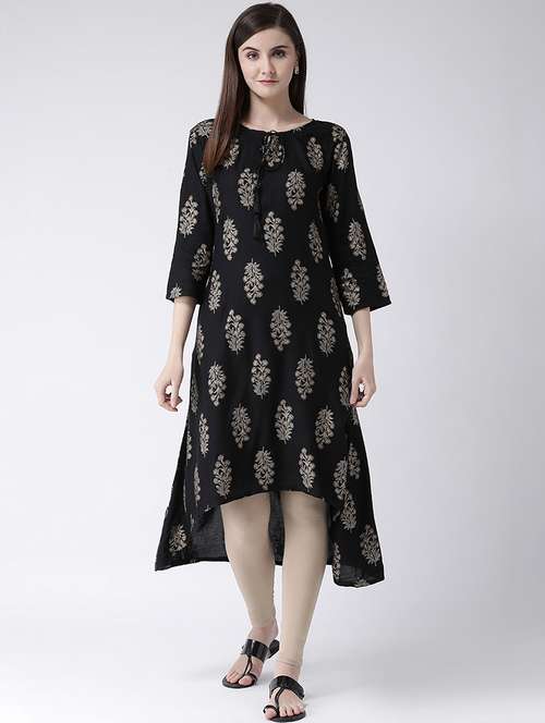 women's asymmetric kurta - 16982975 - Standard Image - 0