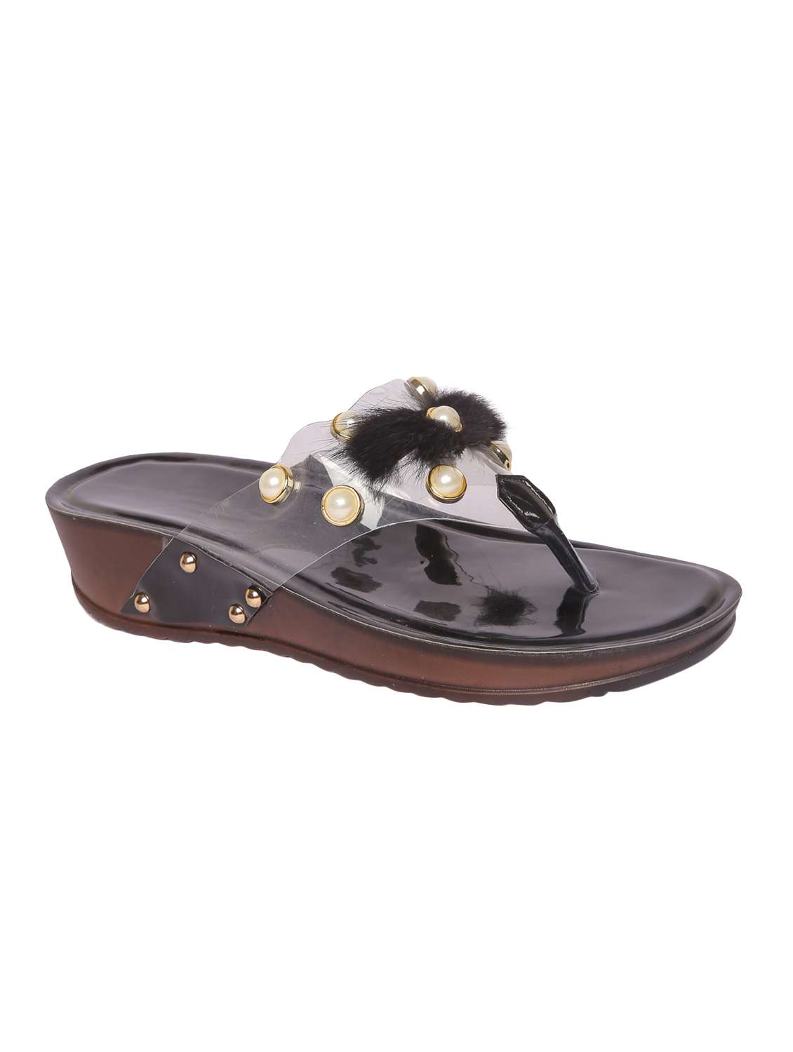 black toe separator sandals