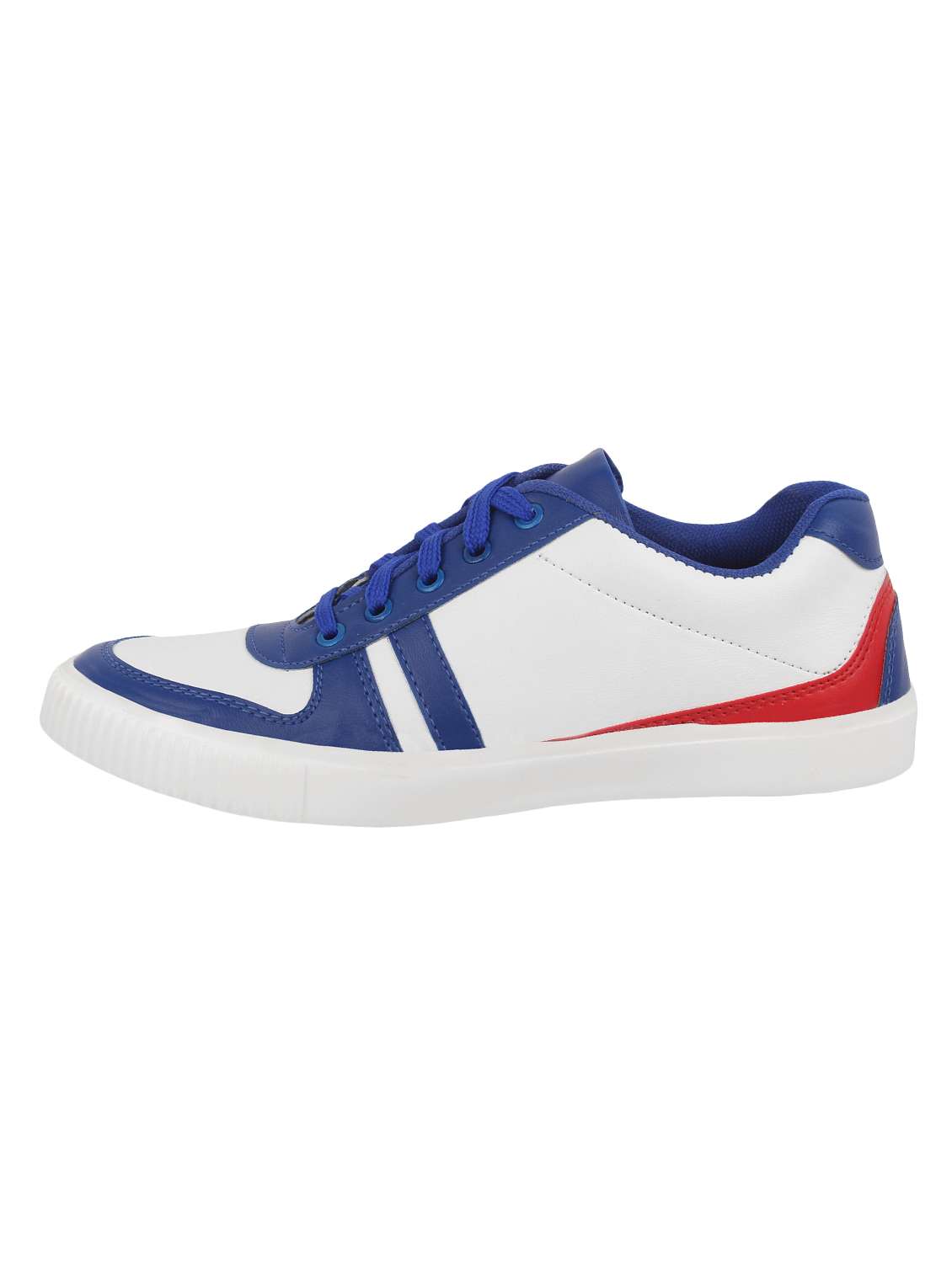 blue synthetic lace up shoes - 16988905 -  Standard Image - 1