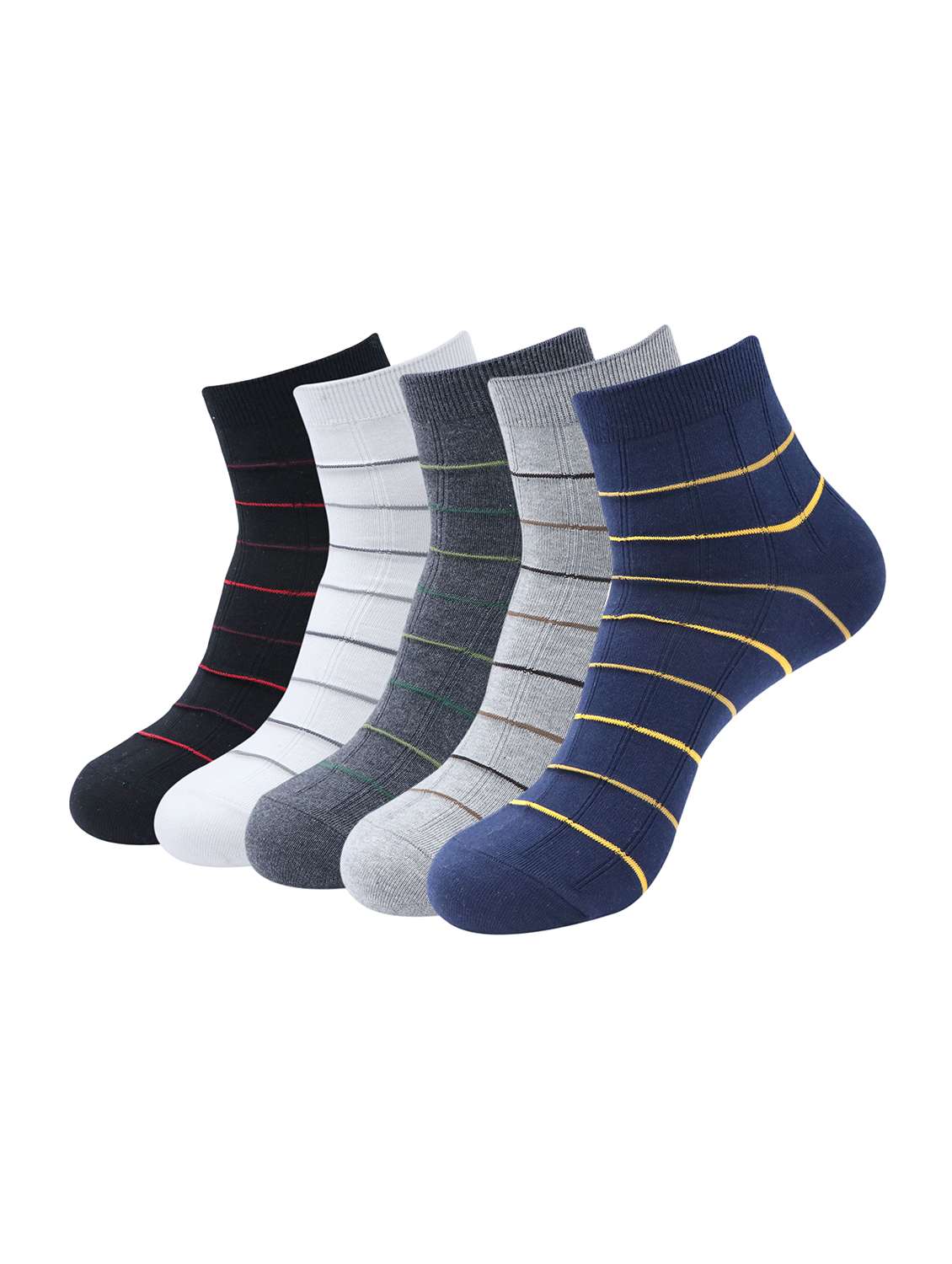 men multi colored cotton  sock