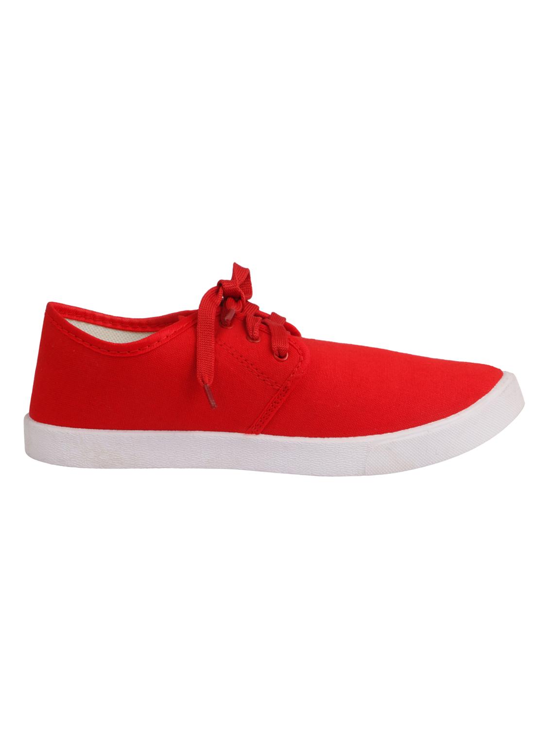 red canvas sport shoes - 16989316 -  Standard Image - 1