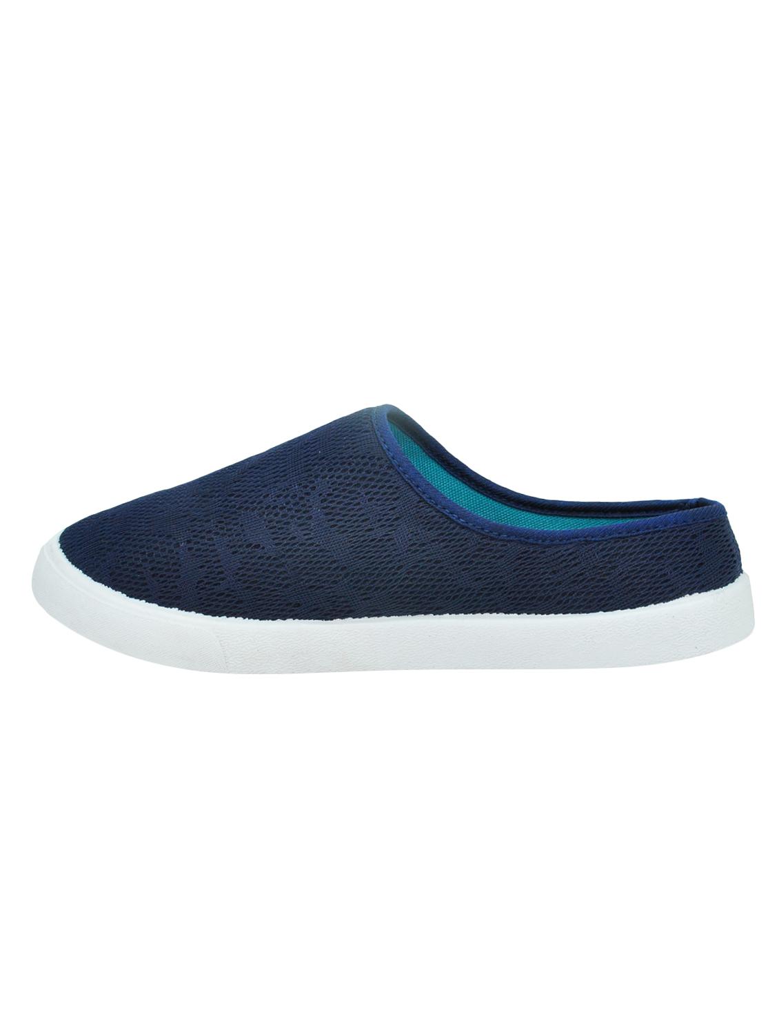 blue canvas slip on sneakers - 16989333 -  Standard Image - 1