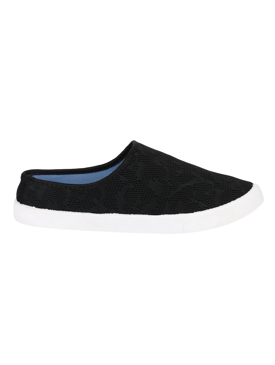black canvas slip on sneakers - 16989334 - Standard Image - 1