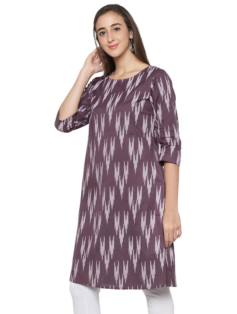 women's straight kurta - 16989960 - Standard Image - 1