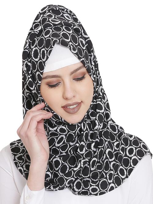 black rayon scarf - 16991736 - Standard Image - 0