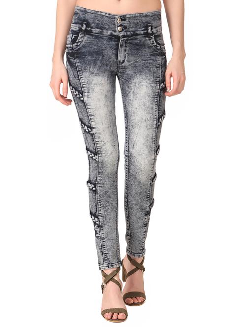 women's plain slim fit jeans - 16992508 -  Standard Image - 0
