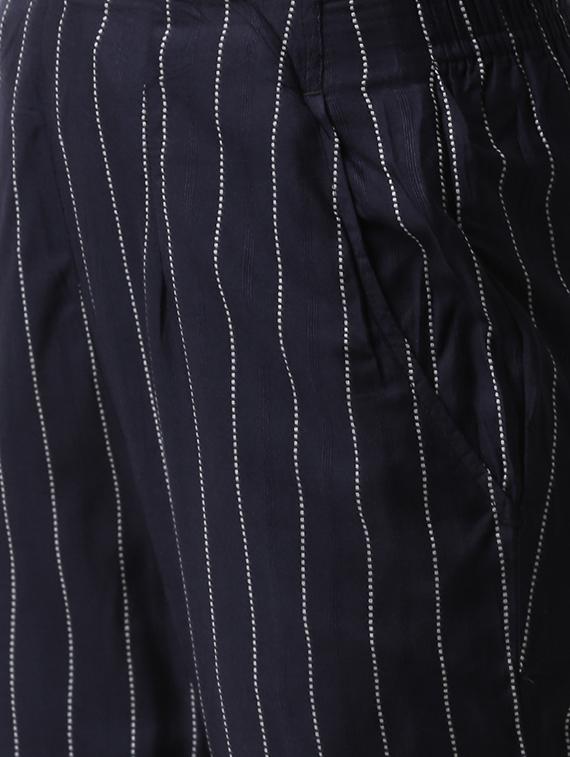 mid rise striped flat front trouser - 16995691 - Standard Image - 4