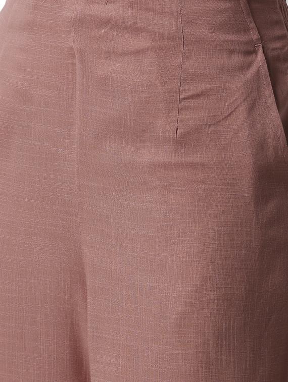 high rise solid palazzo - 16995769 - Standard Image - 4