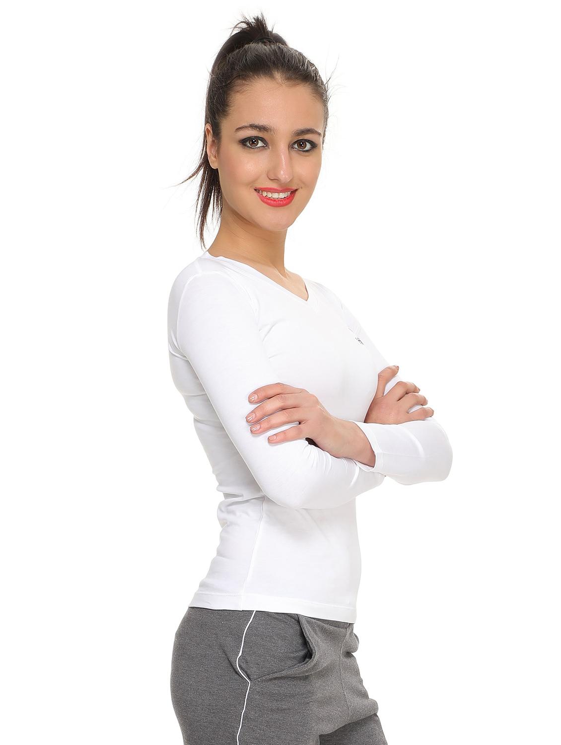 v-neck solid regular shirt - 16996041 - Standard Image - 1