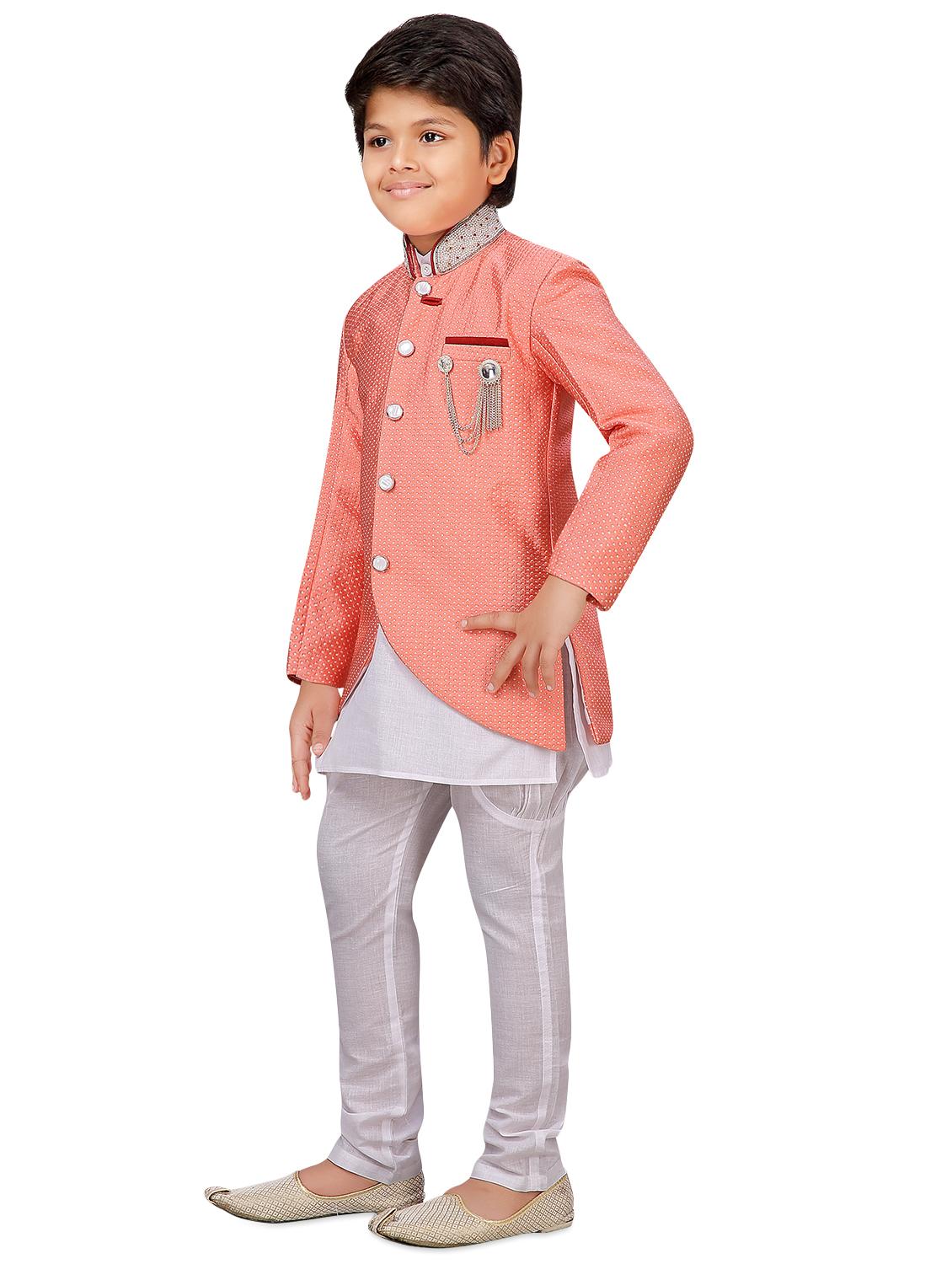 pink silk  kurta set - 16998208 -  Standard Image - 1