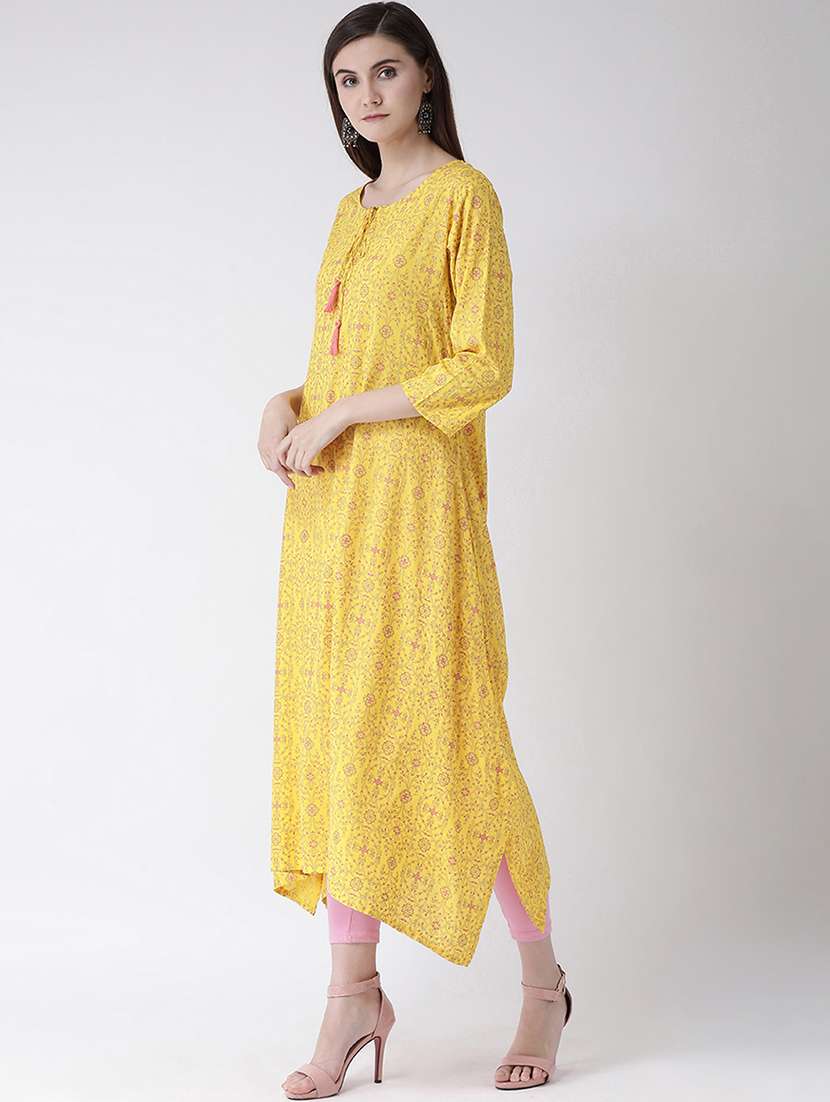 women's asymmetric kurta - 17000460 -  Standard Image - 1