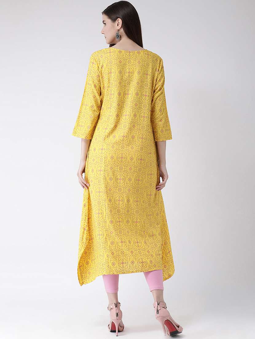 women's asymmetric kurta - 17000460 -  Standard Image - 4