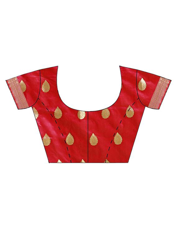 self design woven saree with blouse - 17002040 -  Standard Image - 1