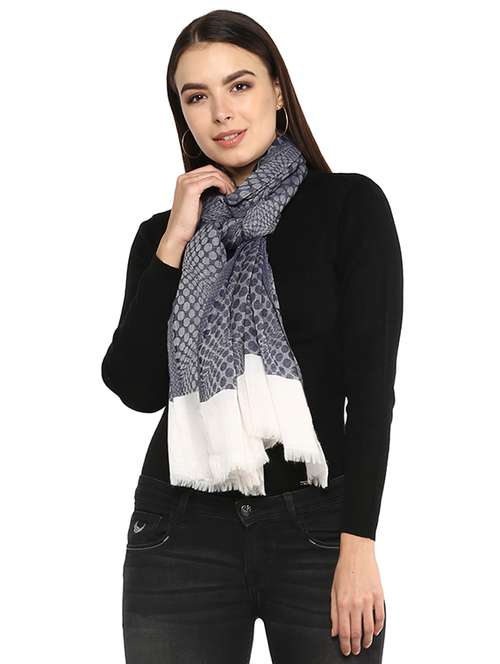 grey wool stole - 17006615 -  Standard Image - 0