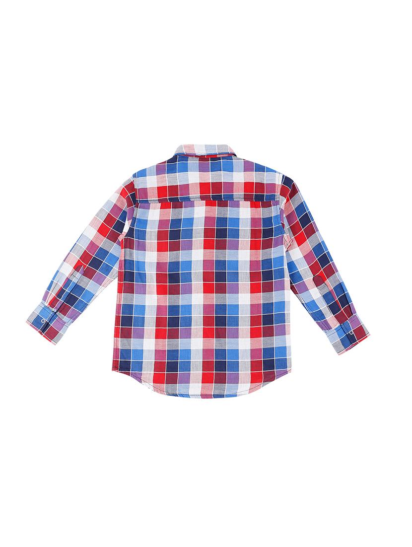 red cotton shirt - 17009186 - Standard Image - 1