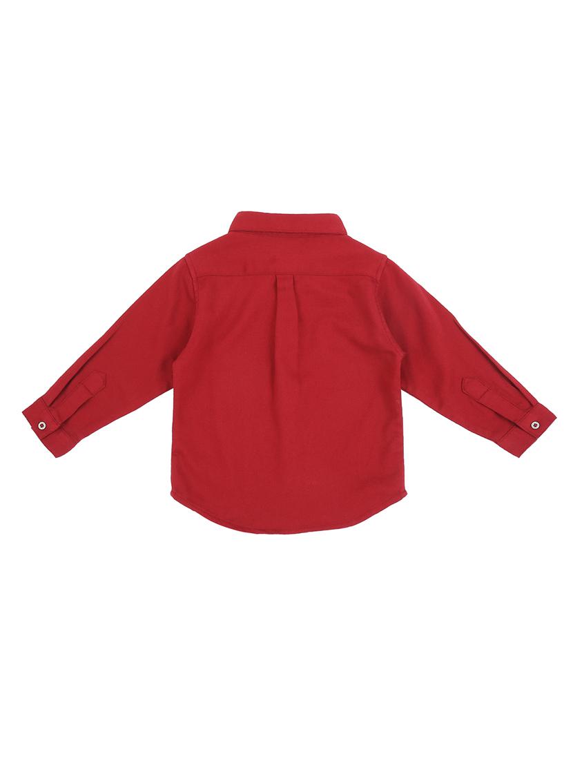 red cotton shirt - 17009196 - Standard Image - 1