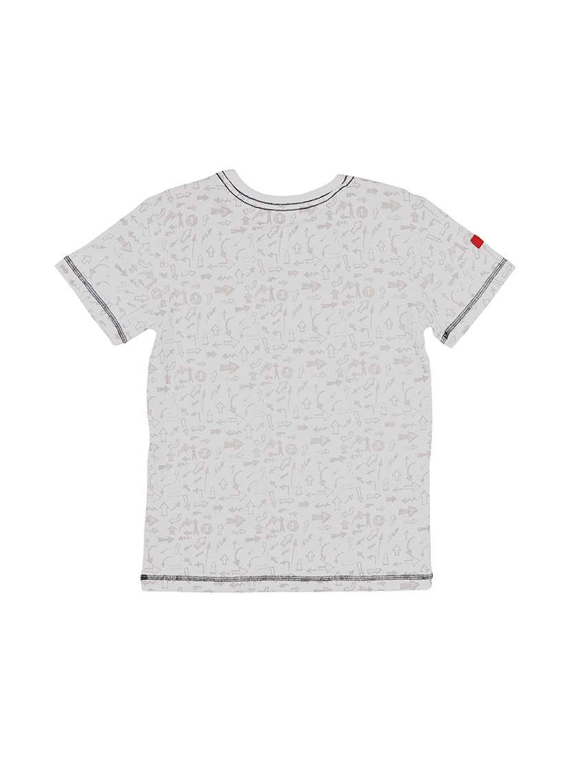 white cotton tshirt - 17009452 - Standard Image - 1