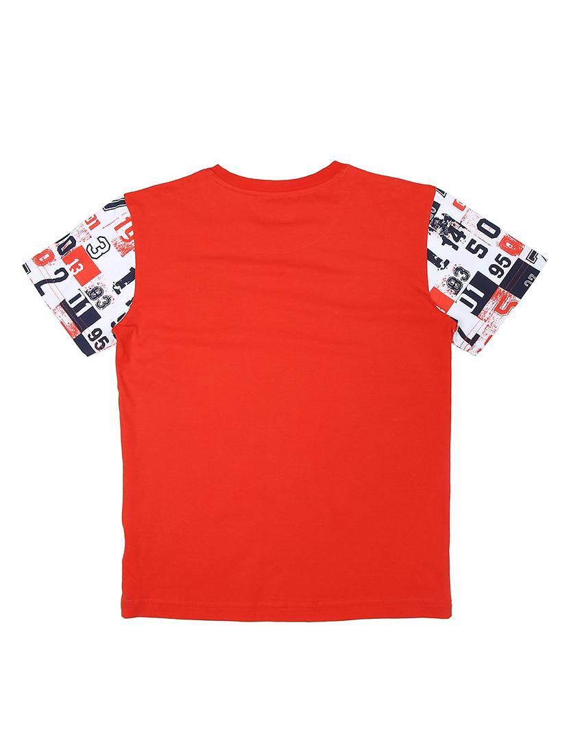 red cotton tshirt - 17009484 -  Standard Image - 1