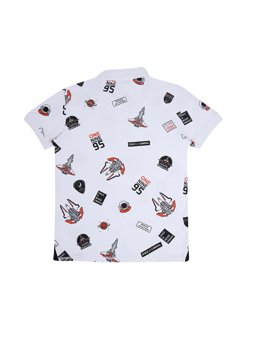 white cotton tshirt - 17009567 - Standard Image - 1