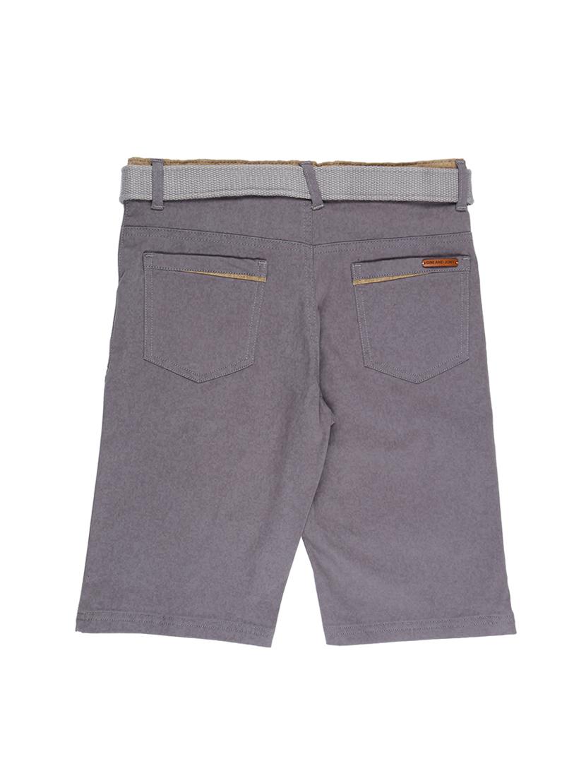 grey cotton blend three fourth - 17009628 -  Standard Image - 1