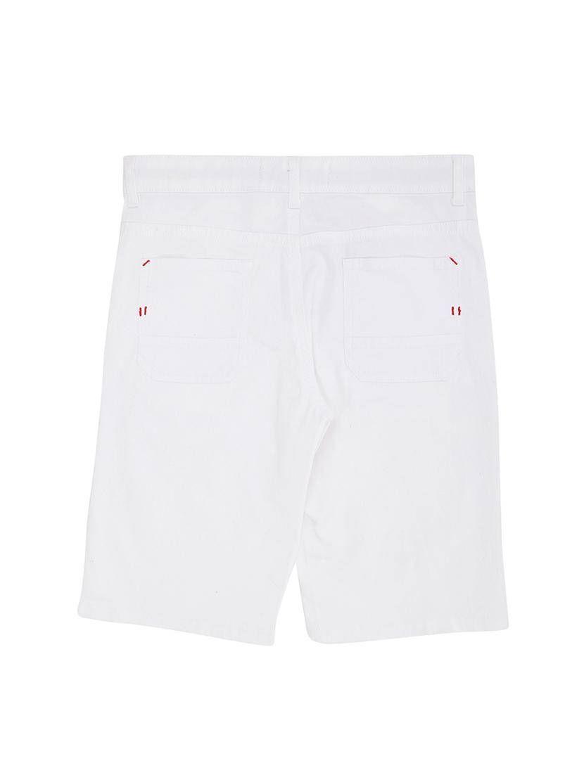 white cotton blend three fourth - 17009630 -  Standard Image - 1
