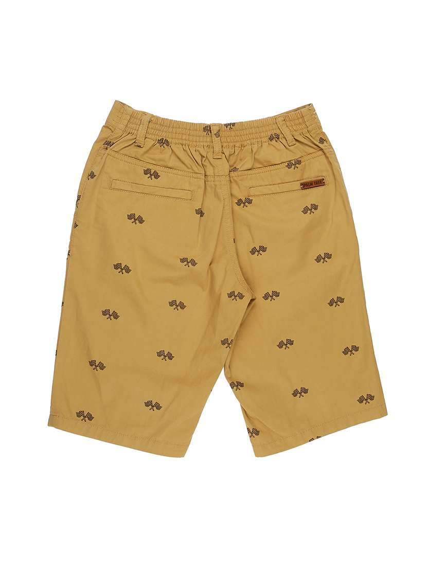 beige cotton blend shorts  - 17009640 -  Standard Image - 1