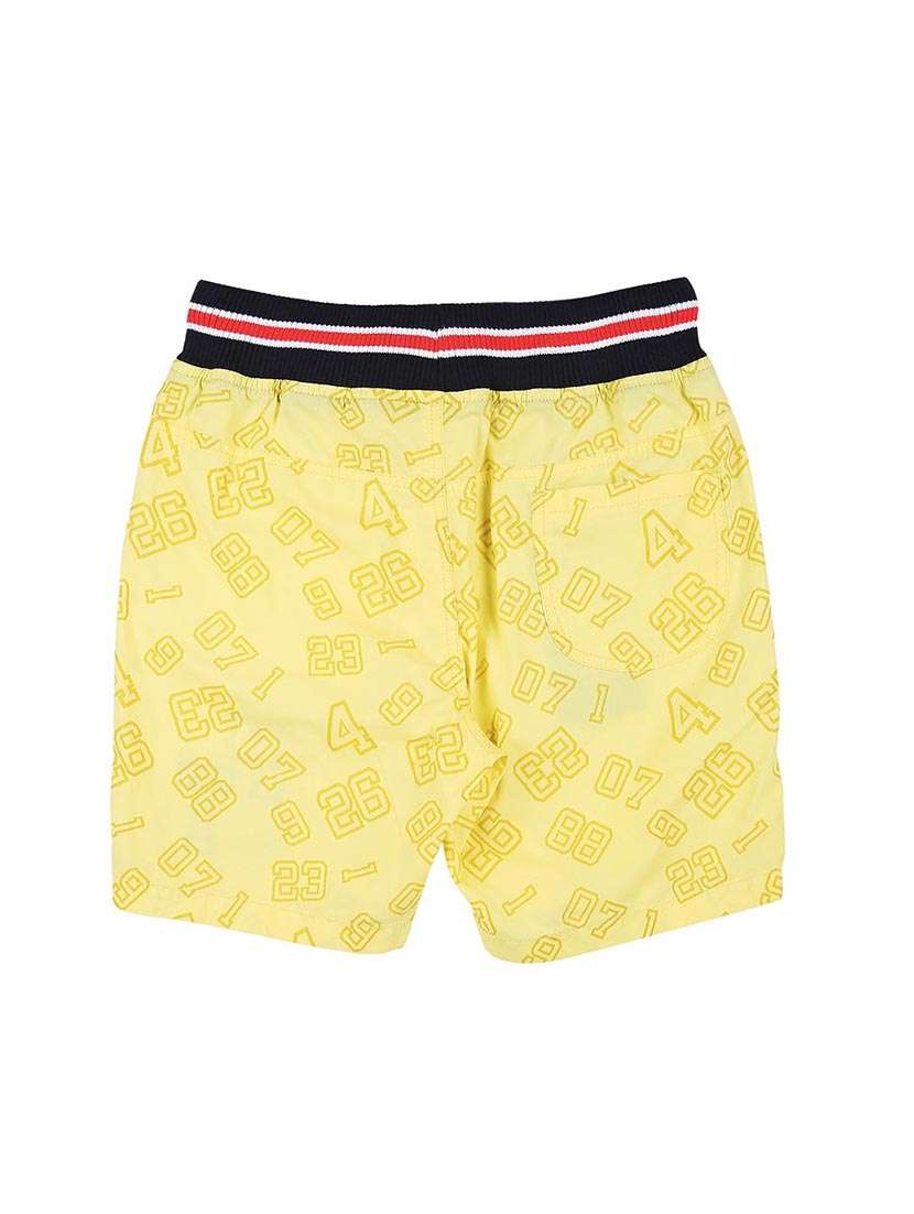 yellow cotton blend shorts  - 17009721 -  Standard Image - 1