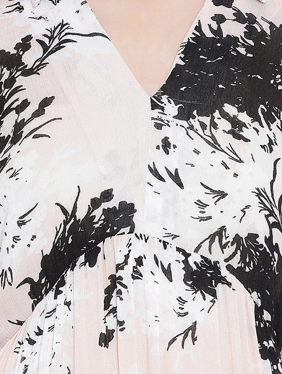 printed a-line tunic - 17011076 - Standard Image - 4